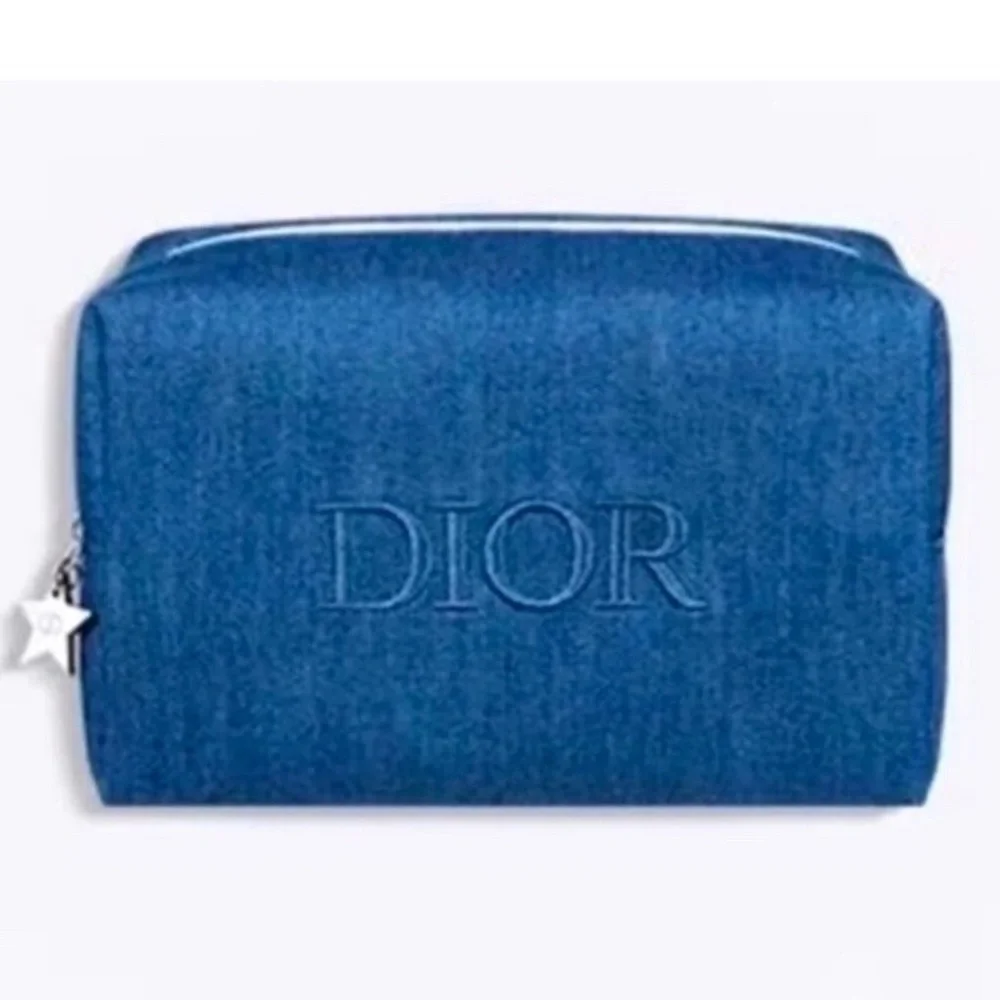 Dior Set Ft Denim Pouch ,Lip Glow ,Diorshow Mascara & Lash Primer Serum . - Picture 2 of 5